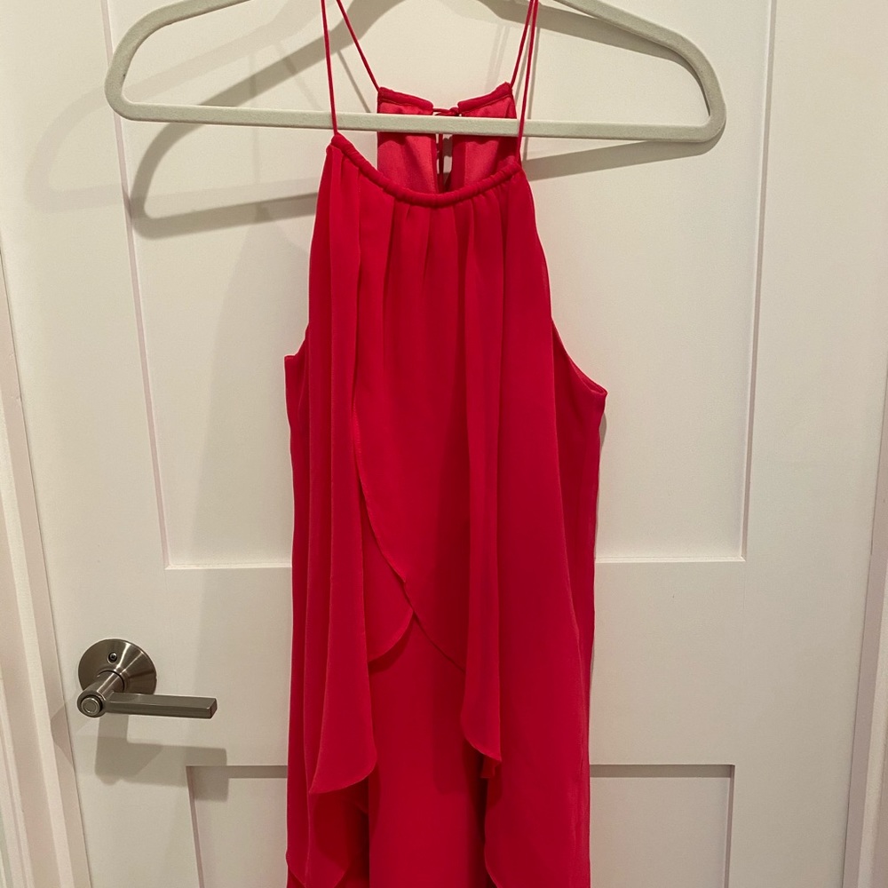 Women’s hot pink dress
